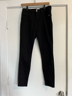 Frame Denim Black Skinny Jeans Ali High Rise Cigarette women’s size 29